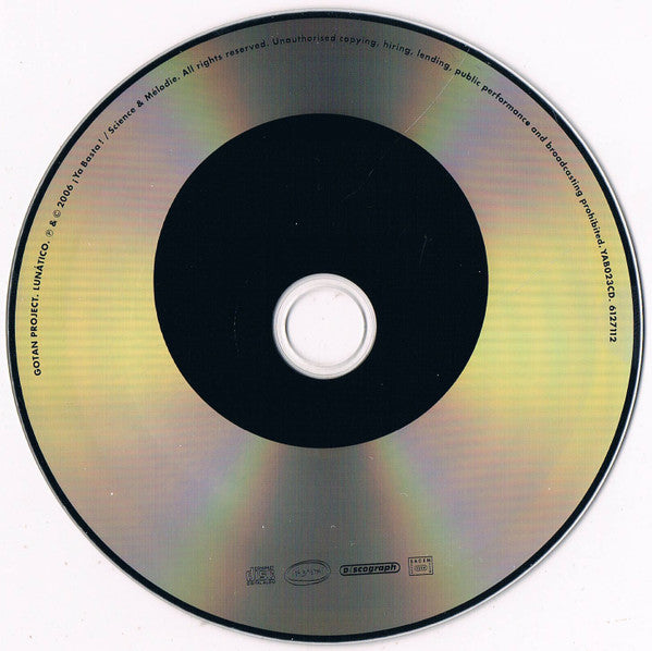 CD Gotan Project – Lunático - USADO